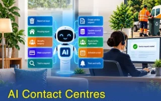AI Contact Centres for councils: Connecting resident conversations to back-office action - Featured Image